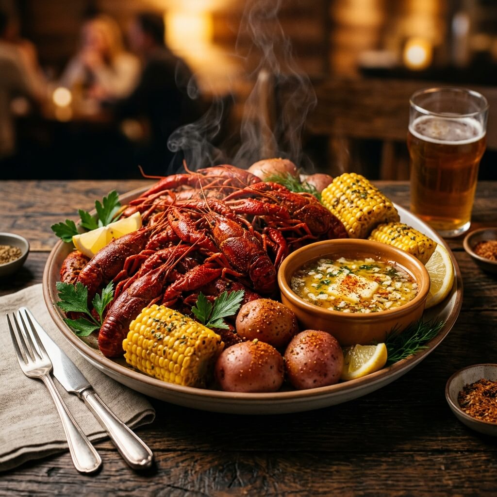Boiled Crayfish Gourmet Platter